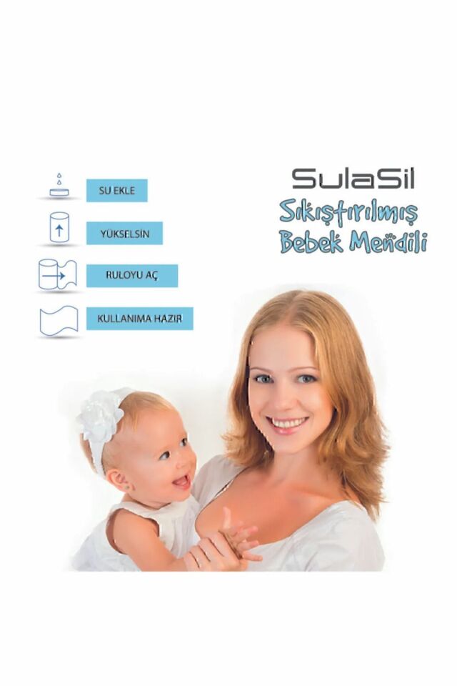 Sıkıştırılmış Bebek Mendili 500 Adet