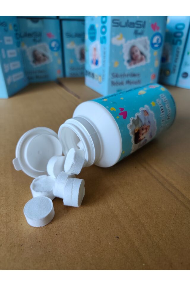 Sıkıştırılmış Bebek Mendili 500 adet ve Taşıma Kutusu